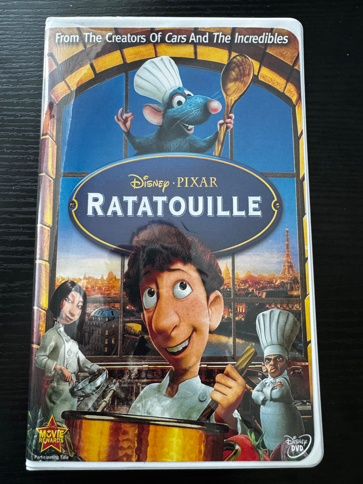 VHS pin case Ratatouille