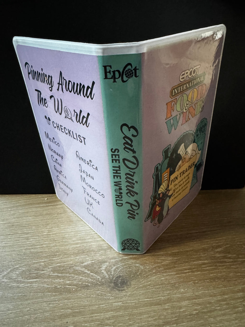 VHS pin case Food and Wine