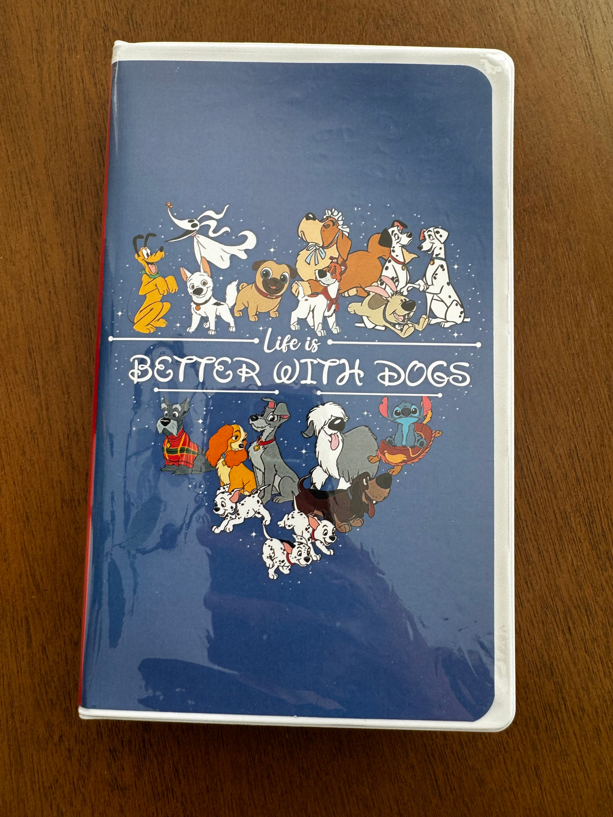 VHS pin case Dogs of Disney