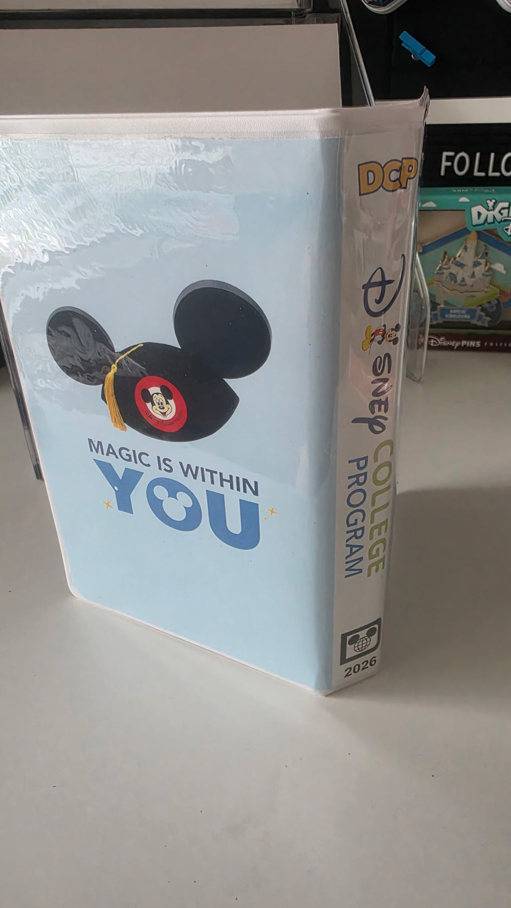 VHS pin case Disney College Program