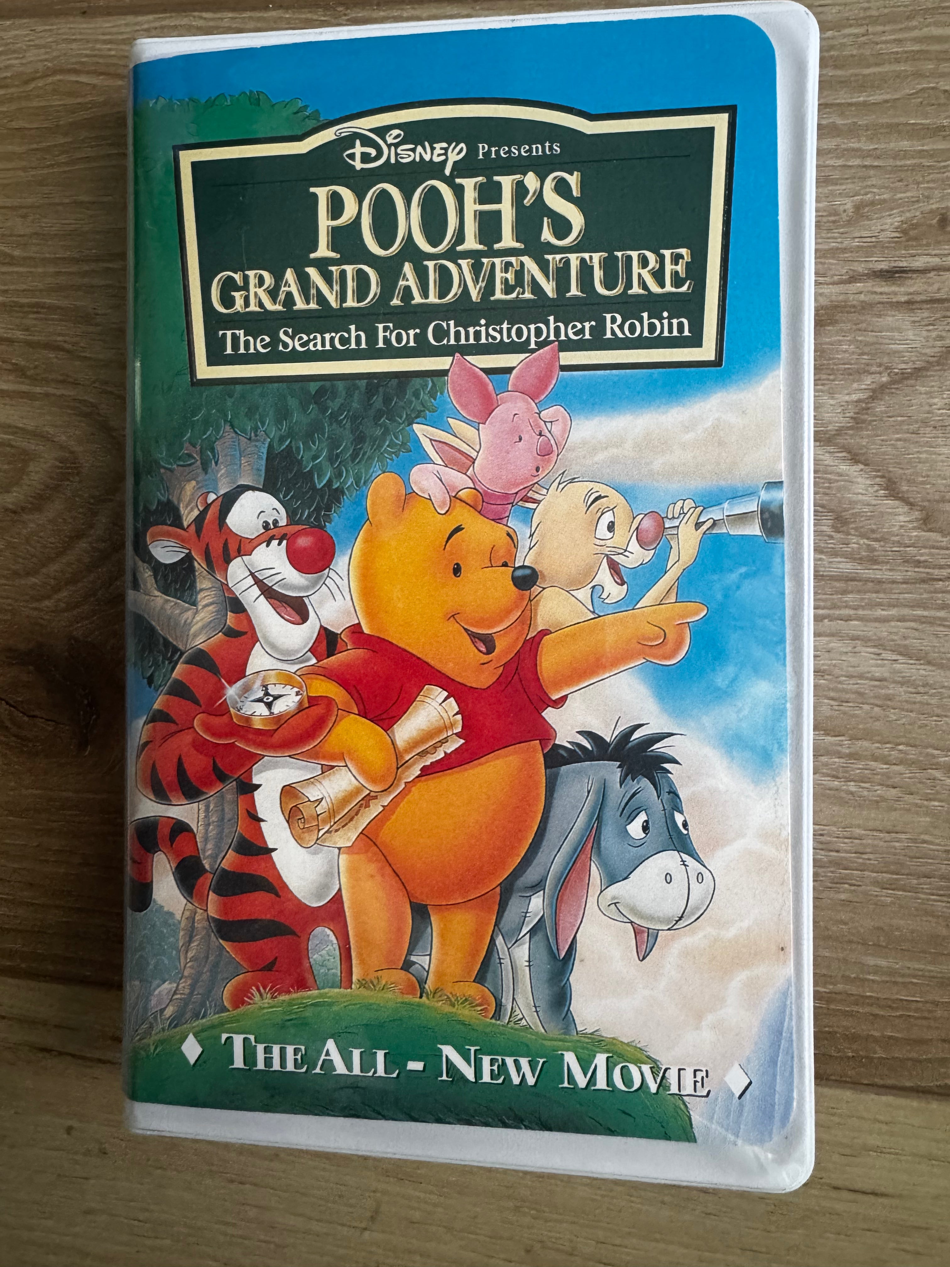 VHS pin case Pooh’s Grand Adventure